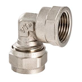 Угольник обжимной VALTEC 20х1/2" с переходом на вн. р. (VTm.352.N.002004)