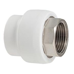 Соединитель  VALTEC  40х1 1/4"полипропиленовый под ключ с переходом на вн. р.  (VTp.706.0.04007)