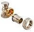 Клапан настроечный VALTEC  1/2" для радиатора, угловой (VT.019.N.04)