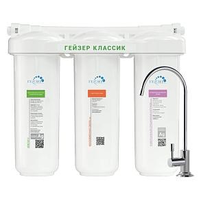 Фильтр Гейзер Классик для комплексной очистки воды (Моноскоба Рус 2022 резьба) 16020