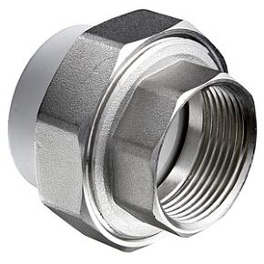 Соединитель  VALTEC  40х1 1/4"полипропиленовый с переходом на вн. р. (VTp.762.0.04007) разъемный
