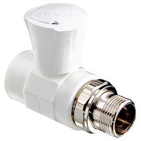 Кран  VALTEC 20х1/2" полипропиленовый (VTp.717.0.02004) для подключения радиатора прямой