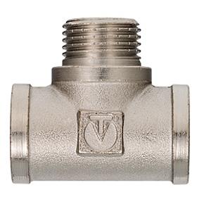 Тройник VALTEC, с переходом на нар. р. 1/2" вн.-нар.-вн. (VTr.132.N.0004)