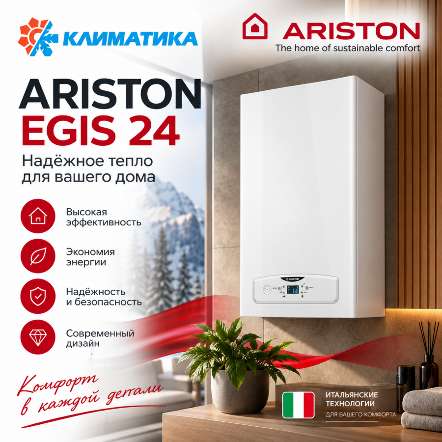 Газовый котел Ariston EGIS C 24 FF NG