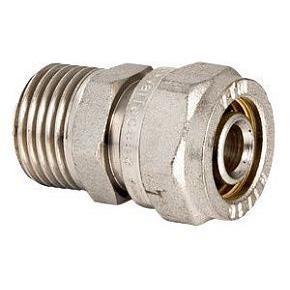 Соединитель обжимной  VALTEC 26х1" с переходом на нар. р. (VTm.301.N.002606)