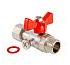 Кран шаровый Valtec для подключения манометра 1/2 нар-1/2 вн (VT.806.N.0404)