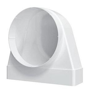 620СК10КП, Переходник СККП D100 90° 60х204 пластик ERA