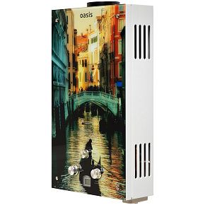 Газовый проточный водонагреватель "Оазис" серия Glass 20 TG