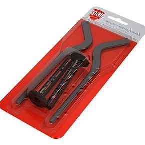 Комплект плоских кроштейнов с дюбелями ЧЕРНЫЕ Royal Thermo