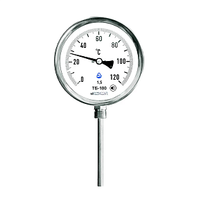 Термометр ТБ 100-100  0+120- 1,5-Р ТУ У 33.2-14307481-033:2005
