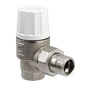 Клапан термостатический VALTEC 1/2"  повышенной пропускной способности угловой, (VT.033.N.04)