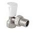 Клапан ручной VALTEC  1/2", для радиатора, угловой  (VT.017.N.04)