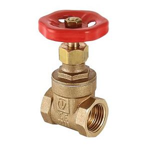 Задвижка муфтовая клиновая латунная  3/4" (VT.012.G.05)