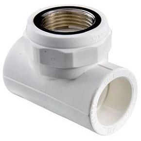 Тройник  VALTEC 20х1/2"полипропиленовый с переходом на нар.р.	(VTp.733.0.02004)