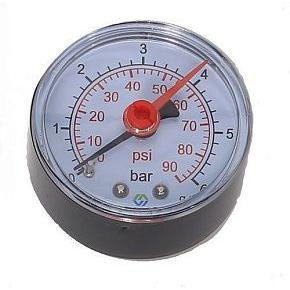 Манометр аксиальный MVI, диапазон показаний до 6 бар, диаметр корпуса 50 мм,подключ.G1/4(AM.5006.03)