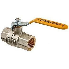 Кран шаровой газовый VALTEC VALGAS 3/4" стальная рукоятка  вн.-вн.	(VT.271.N.05)