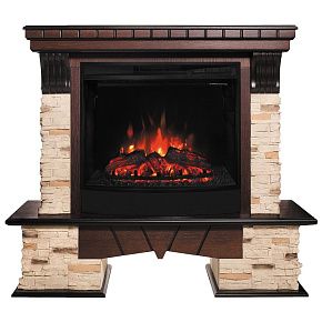 Каминокомплект ROCKLAND R FS25/25'5 AO-217 с очагом EVRIKA 25,5 S LED NT (EVR25.5)