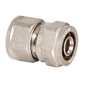 Соединитель обжимной  VALTEC 16х1/2" с переходом на вн. р. (VTm.302.N.001604)