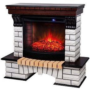 Каминокомплект COUNTRY LUX ROCK FS25/25,5 AO-215 с очагом EVRIKA 25.5 LED S (CH-720)