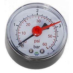 Манометр аксиальный MVI, диапазон показаний до 4 бар, диаметр корпуса 50 мм,подключ.G1/4(AM.5004.03)