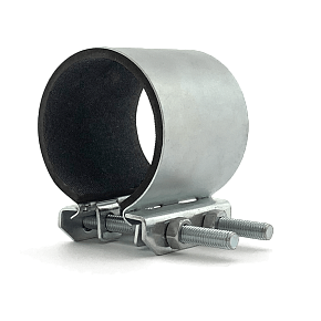 Хомут ремонтный оцинкованный"краб" 2-1\2" Дн 74-82; шир 70мм