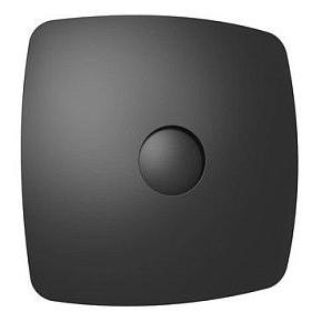 RIO 4C Matt black,Вентилятор осевой вытяжной с обратным клапаном D 100