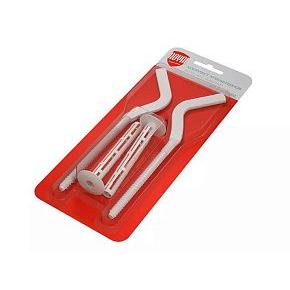 Комплект плоских кронштейнов с дюбелями БЕЛЫЕ Royal Thermo