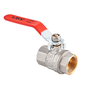 Кран шаровый полнопроходной MVI 1/2" внутренняя-внутренняя, ручка (BV.511.04)