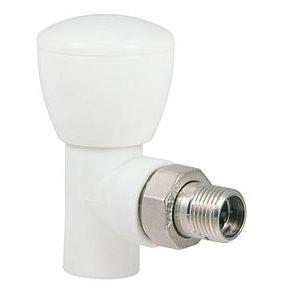 Клапан полипропиленовый VALTEC  25х3/4	 для подключения радиатора, угловой (VTp.718.V.02505)