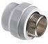 Соединитель  VALTEC  25х1/2"полипропиленовый с переходом на нар.р.(VTp.701.0.02504)