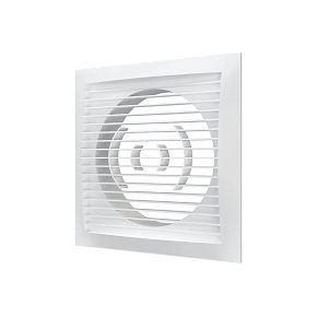 1717РС12,5Ф, Решетка вентиляционная приточно-вытяжная АБС 170х170 с фланцем D125