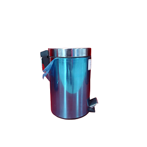 Урна с педалью, на 3 литра, хромированная