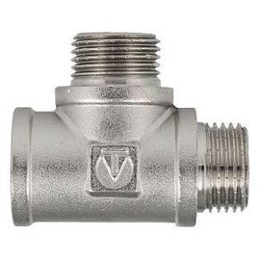 Тройник VALTEC, с двумя переходами на нар. р. 1/2" вн.-нар.-нар. (VTr.133.N.0004)