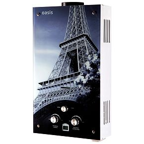 Газовый проточный водонагреватель "Оазис" серия Glass 20 EG