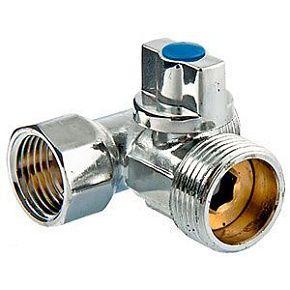 Кран шаровой VALTEC 1/2"х3/4"х1/2" для подкл. с/т приборов (VT.256.N.04)