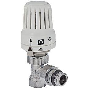 Клапан с термостатической головкой  VALTEC для радиатора угловой 1/2 (VT.047.N.04)
