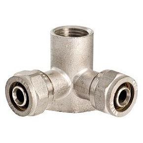 Водорозетка обжимная проходная VALTEC 16х1/2"	 (VTm.334.N.160416)