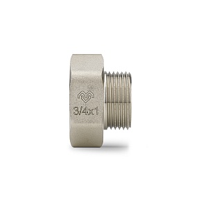 VMTF25-N000605 Переходник Varmega ВР-НР под ключ 1" x 3/4", никелированный
