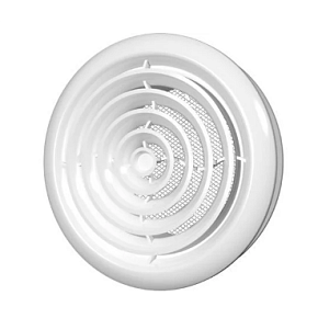 20DK, Диффузор приточно-вытяжной со стопорным кольцом и фланцем D200