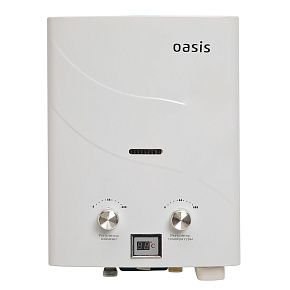 Газовый водонагреватель бездымоходный "Оазис" В-12W