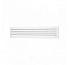 4513РП, Решетка вентиляционная переточная АБС 455х133, бел.